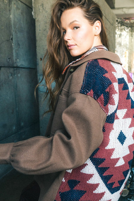 Aztec Country Shacket