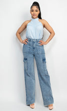 Nadia High Waisted Cargo Jean