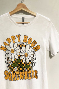 Happy Hour Somewhere Graphic Tee