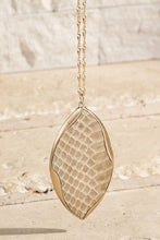 Leather Pendant Necklace