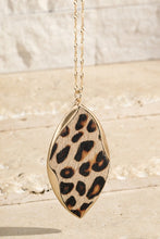 Leather Pendant Necklace