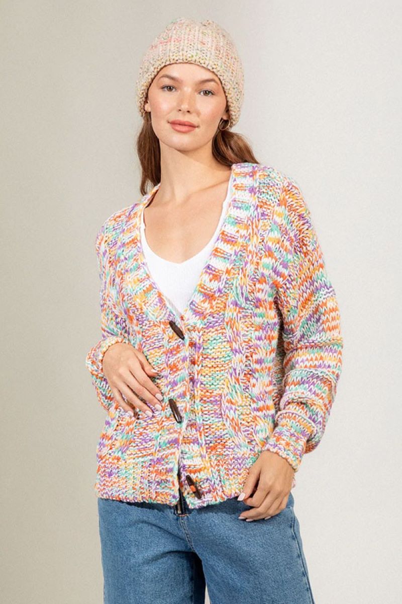 Sarah Multicolor Sweater Cardigan