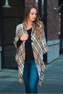 Classic Plaid Blanket Scarf