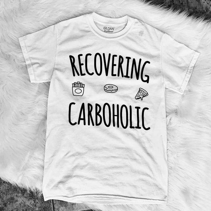 Recovering Carboholic Graphic Tee