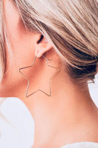 Star Outline Earring